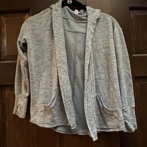 - Athleta gently used grey  cardigan size 7